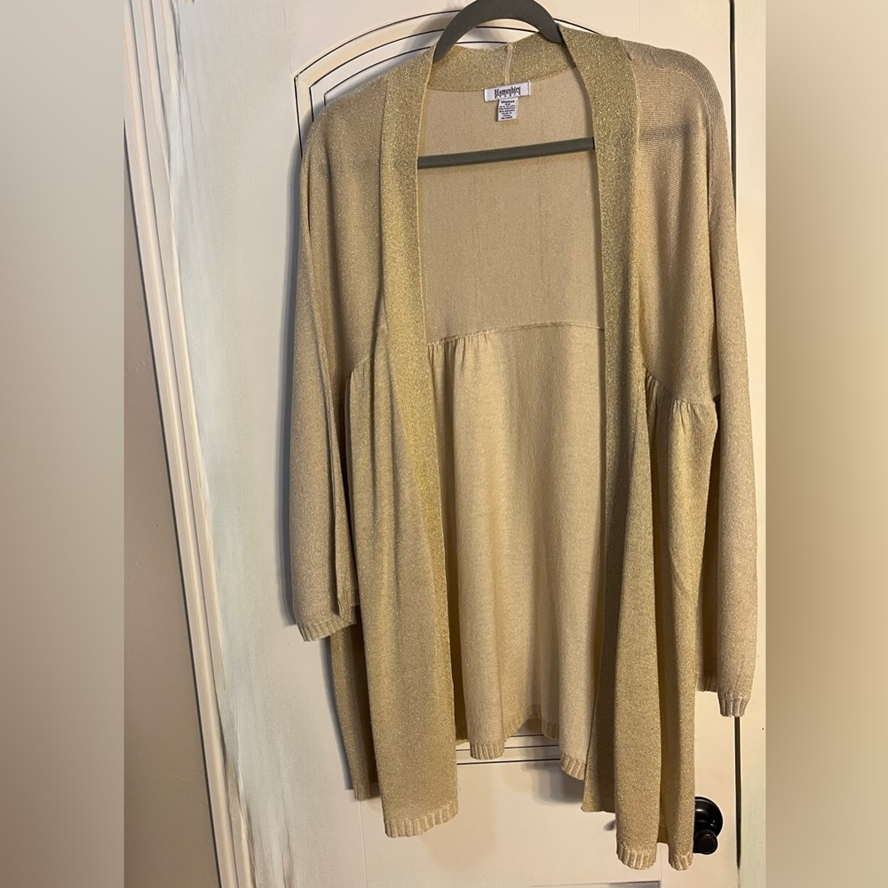 Hampshire Studio. Golden Cardigan. 3X.